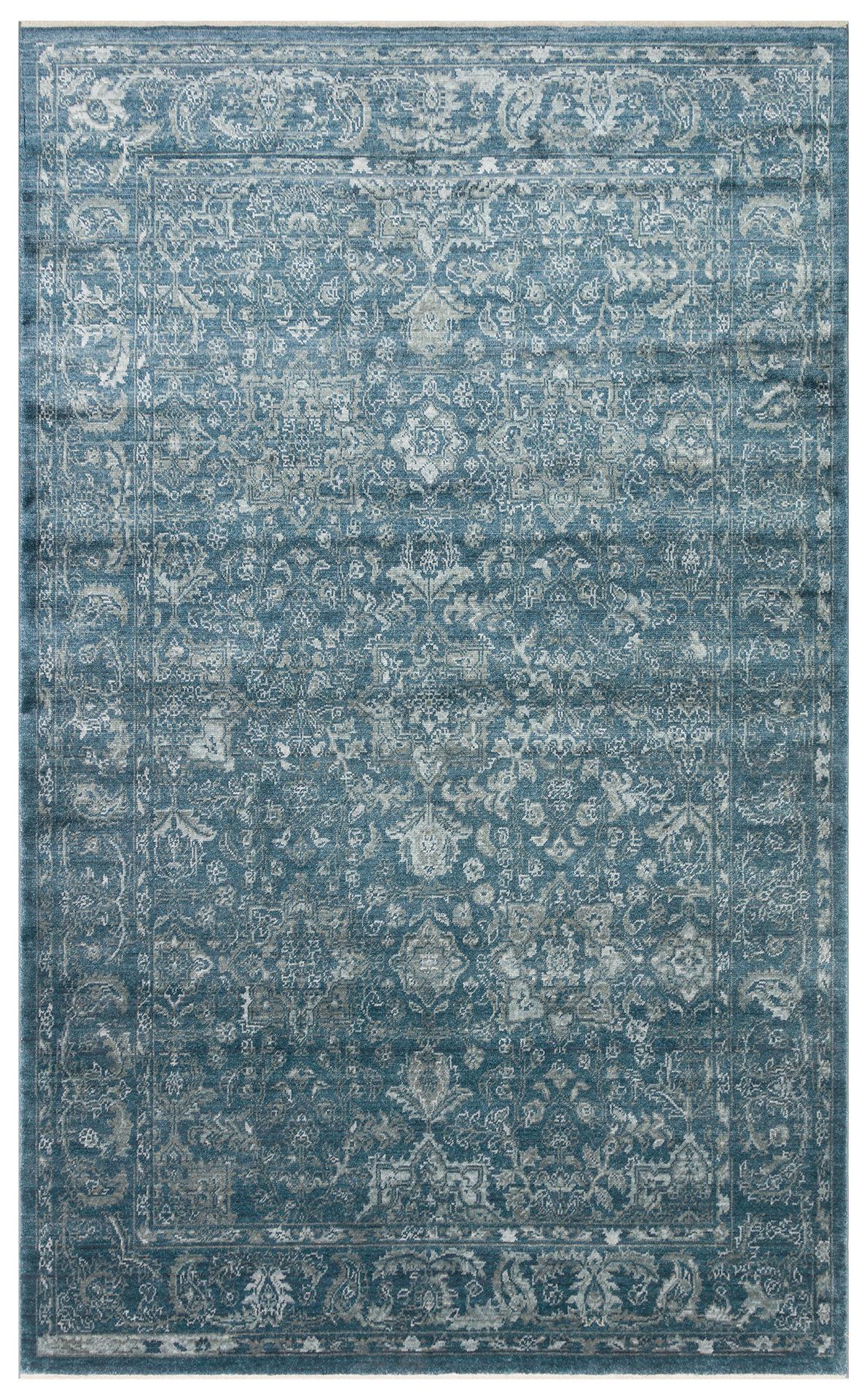 TAFTAN TF 02 NAVY Pakistan Overdyed Tarzı Özel Hav Vermeyen ve El Emeği ile Özel Tezgahlarda Üretilen Uşak Halısı