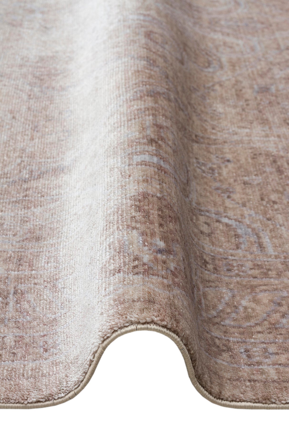 TAFTAN TF 03 BEIGE Pakistan Overdyed Tarzı Özel Hav Vermeyen ve El Emeği ile Özel Tezgahlarda Üretilen Uşak Halısı