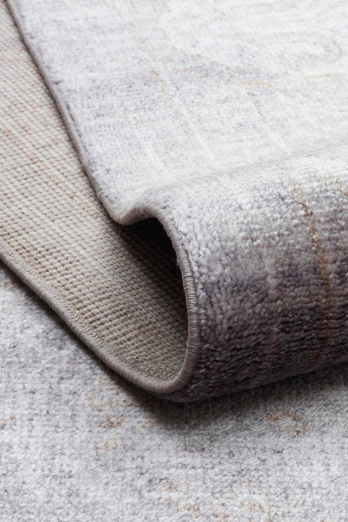 TAFTAN TF 03 D.GREY BRONZE Pakistan Overdyed Tarzı Özel Hav Vermeyen ve El Emeği ile Özel Tezgahlarda Üretilen Uşak Halısı