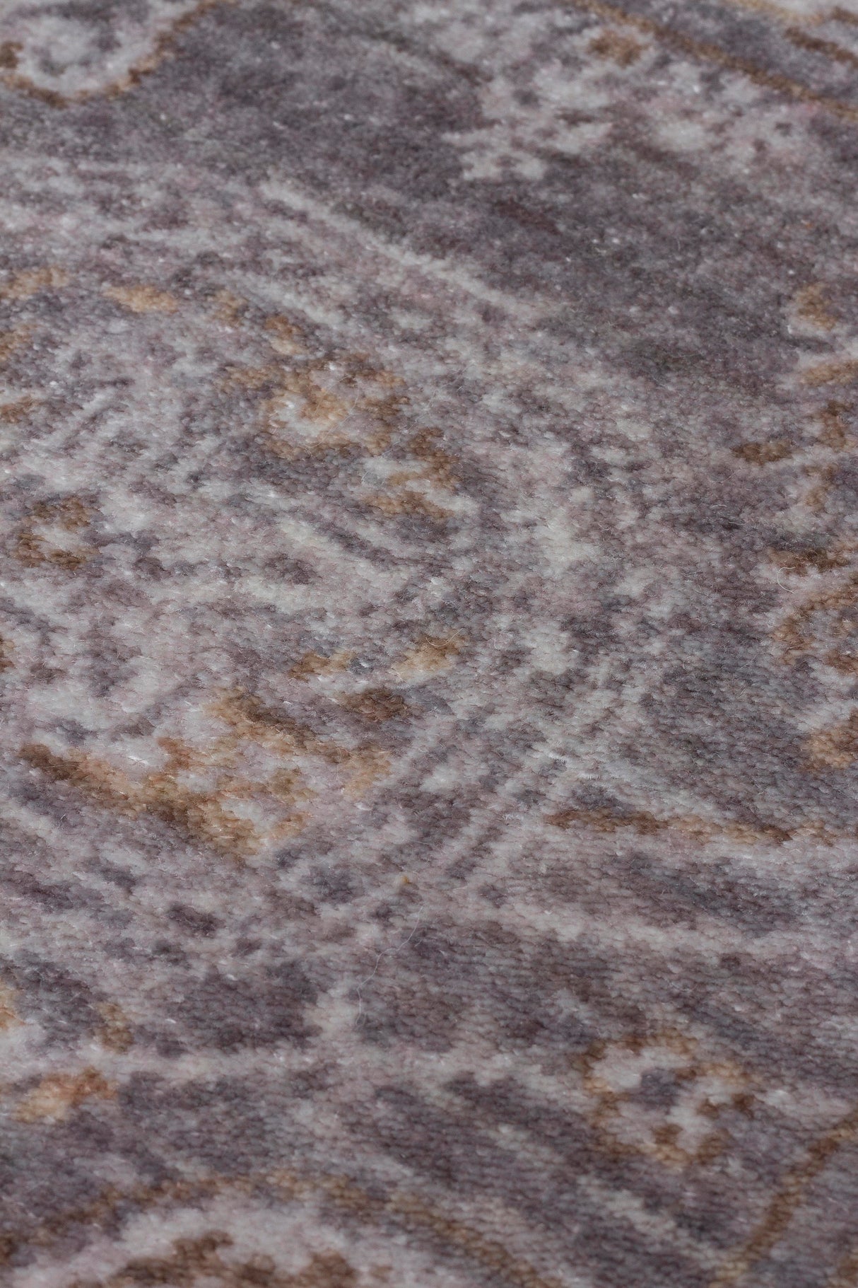 TAFTAN TF 03 D.GREY BRONZE Pakistan Overdyed Tarzı Özel Hav Vermeyen ve El Emeği ile Özel Tezgahlarda Üretilen Uşak Halısı