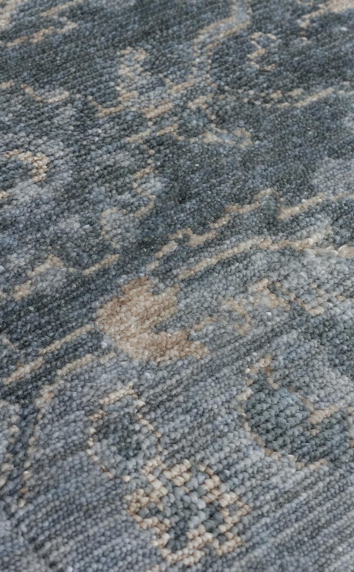TAFTAN TF 06 SKY VIZON Pakistan Overdyed Tarzı Özel Hav Vermeyen ve El Emeği ile Özel Tezgahlarda Üretilen Uşak Halısı