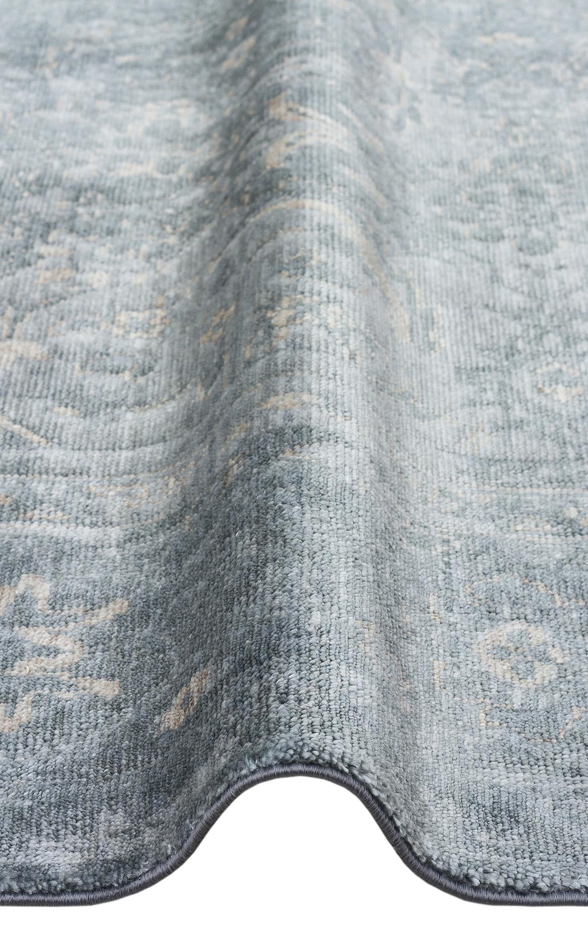 TAFTAN TF 06 SKY VIZON Pakistan Overdyed Tarzı Özel Hav Vermeyen ve El Emeği ile Özel Tezgahlarda Üretilen Uşak Halısı