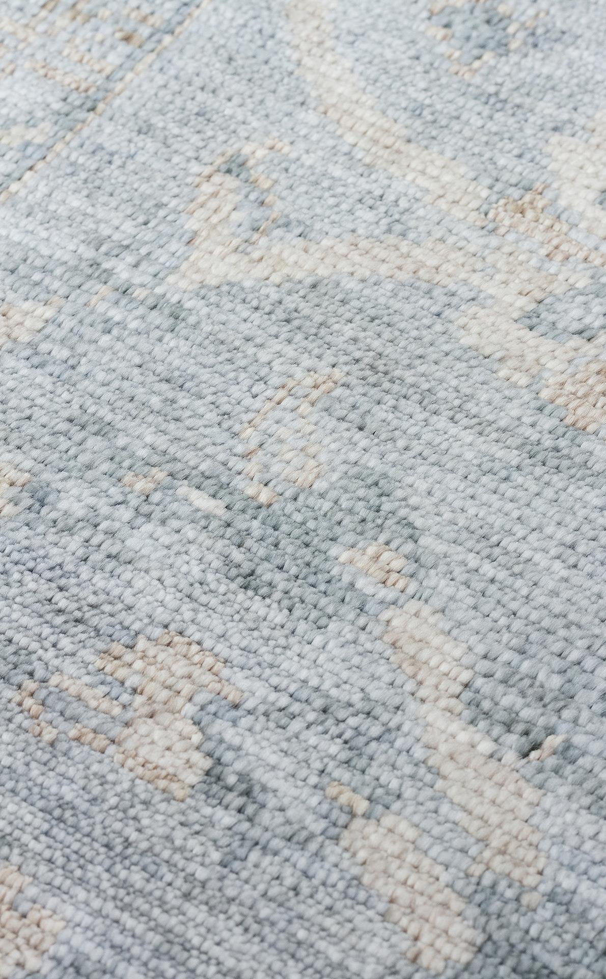 TAFTAN TF 07 SKY VIZON Pakistan Overdyed Tarzı Özel Hav Vermeyen ve El Emeği ile Özel Tezgahlarda Üretilen Uşak Halısı