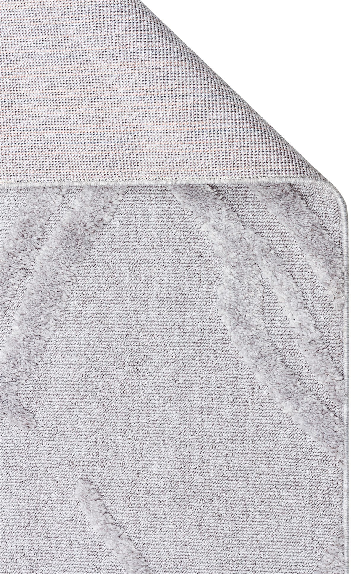 TERAZZO TRZ 03 GREY Hav Toz Vermez Yumuşak Dokulu Etnik Örgü Desenlere Sahip Modern İskindinav Halı