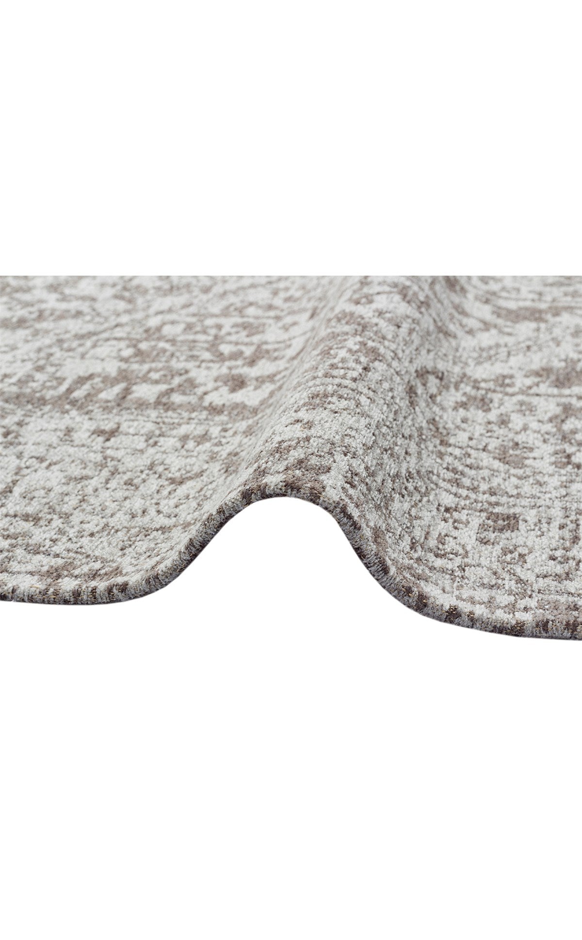TOLEDO TD 01 GREY Hav Toz Vermez Antibakteriyel Vintage Desenli Yıkanabilir İnce Dokuma Halı