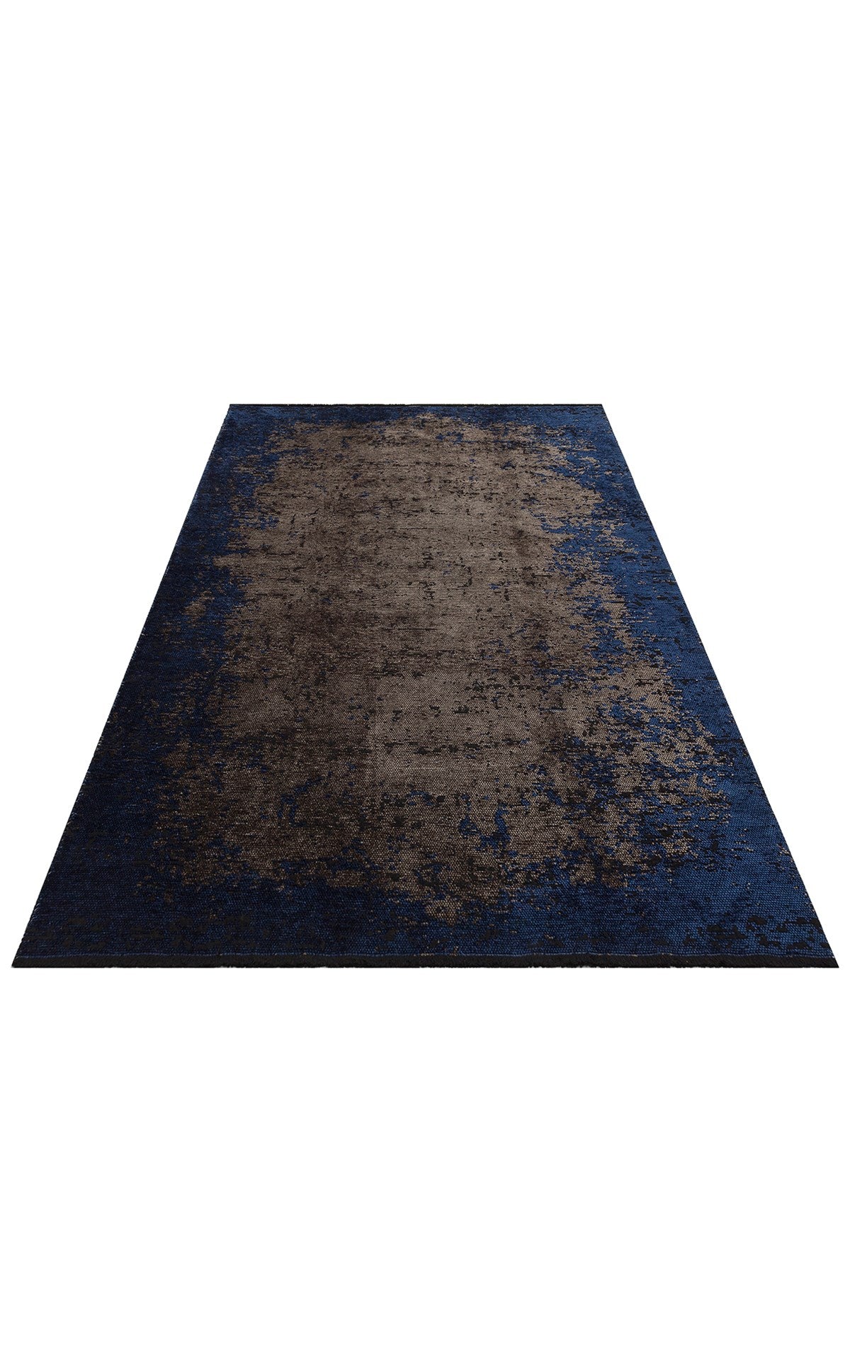 TRIBAL XW TRB 04 GREY NAVY XW Yıkanabilir Vintage Desenli Modern İnce Dokuma Halı