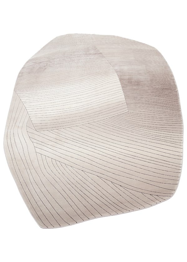 UTOPIA UTP 07 CREAM GREY Amorf Tasarımlı Modern Viskon Halı