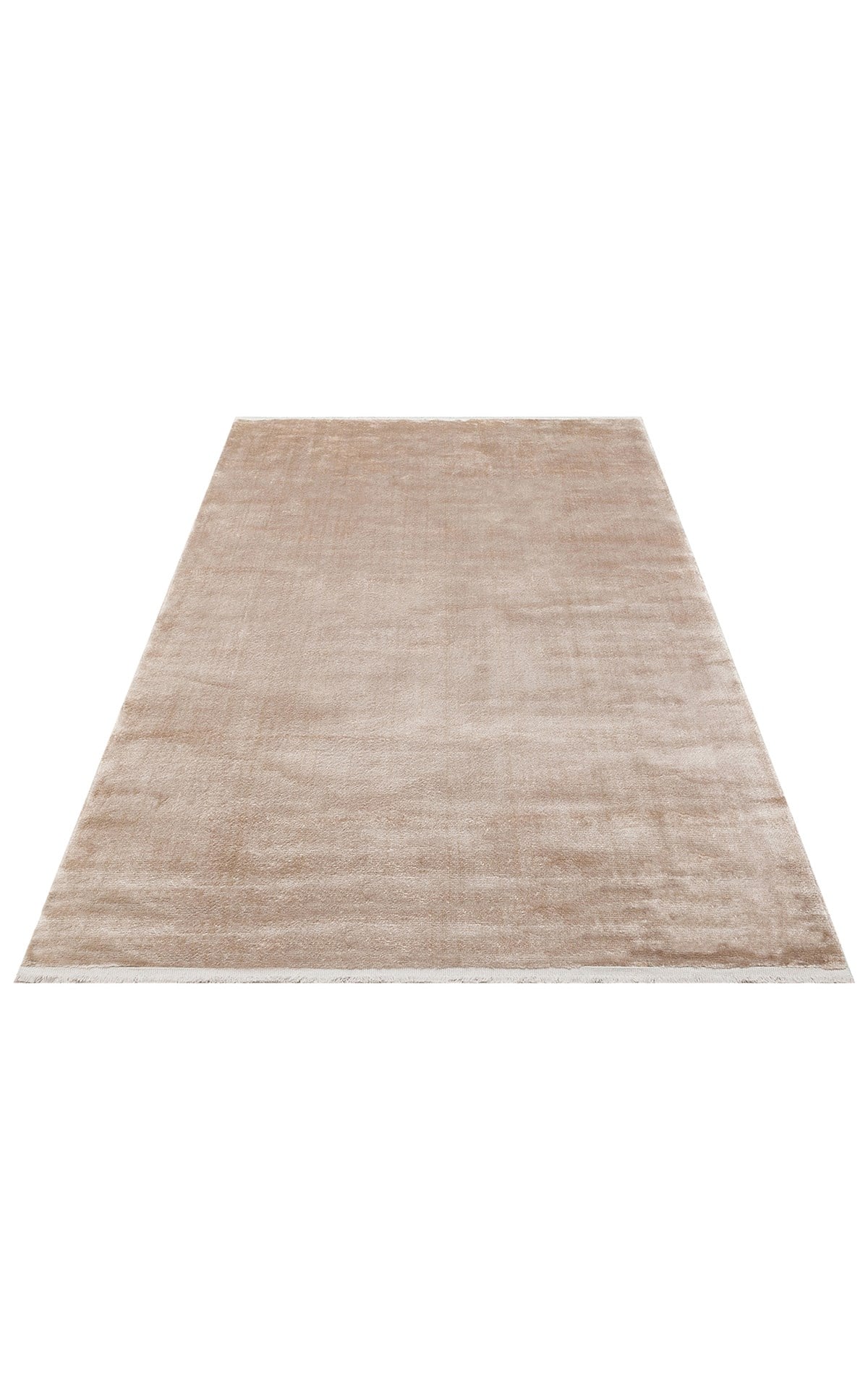 VELVET VT PLAIN BEIGE TN Düz Renk El Emeği ile Özel Tezgahlarda Üretilen Viskon Uşak Halısı