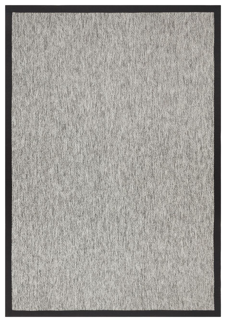 VENTURA SISAL VNT 2704 GREY BRD BLACK İç ve Dış Mekan Kullanımına Uygun Hav Vermeyen Kolay Temizlenebilir Sisal Görünümlü Halı