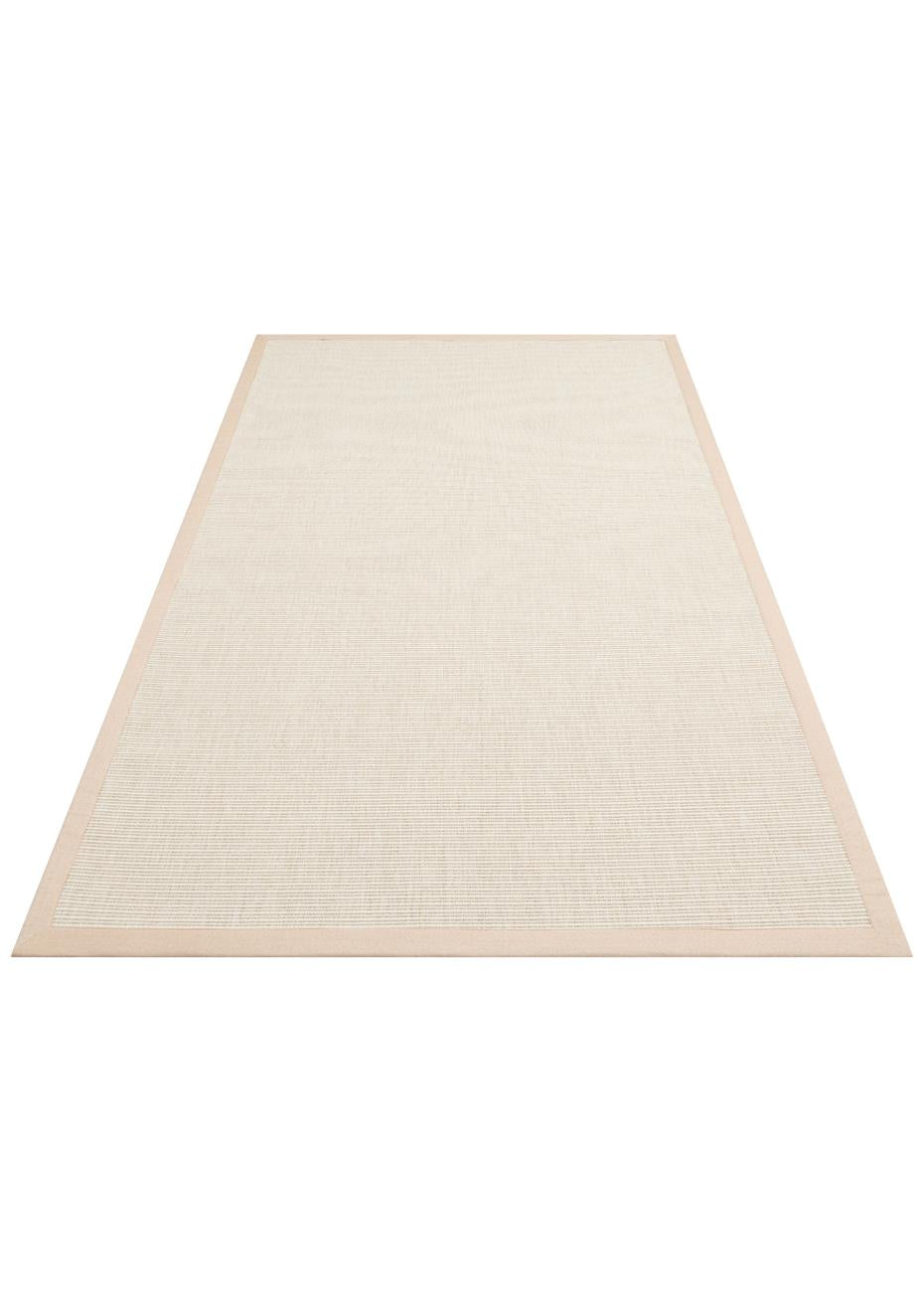 VENTURA SISAL VNT 2706 CREAM BRD BEIGE İç ve Dış Mekan Kullanımına Uygun Hav Vermeyen Kolay Temizlenebilir Sisal Görünümlü Halı