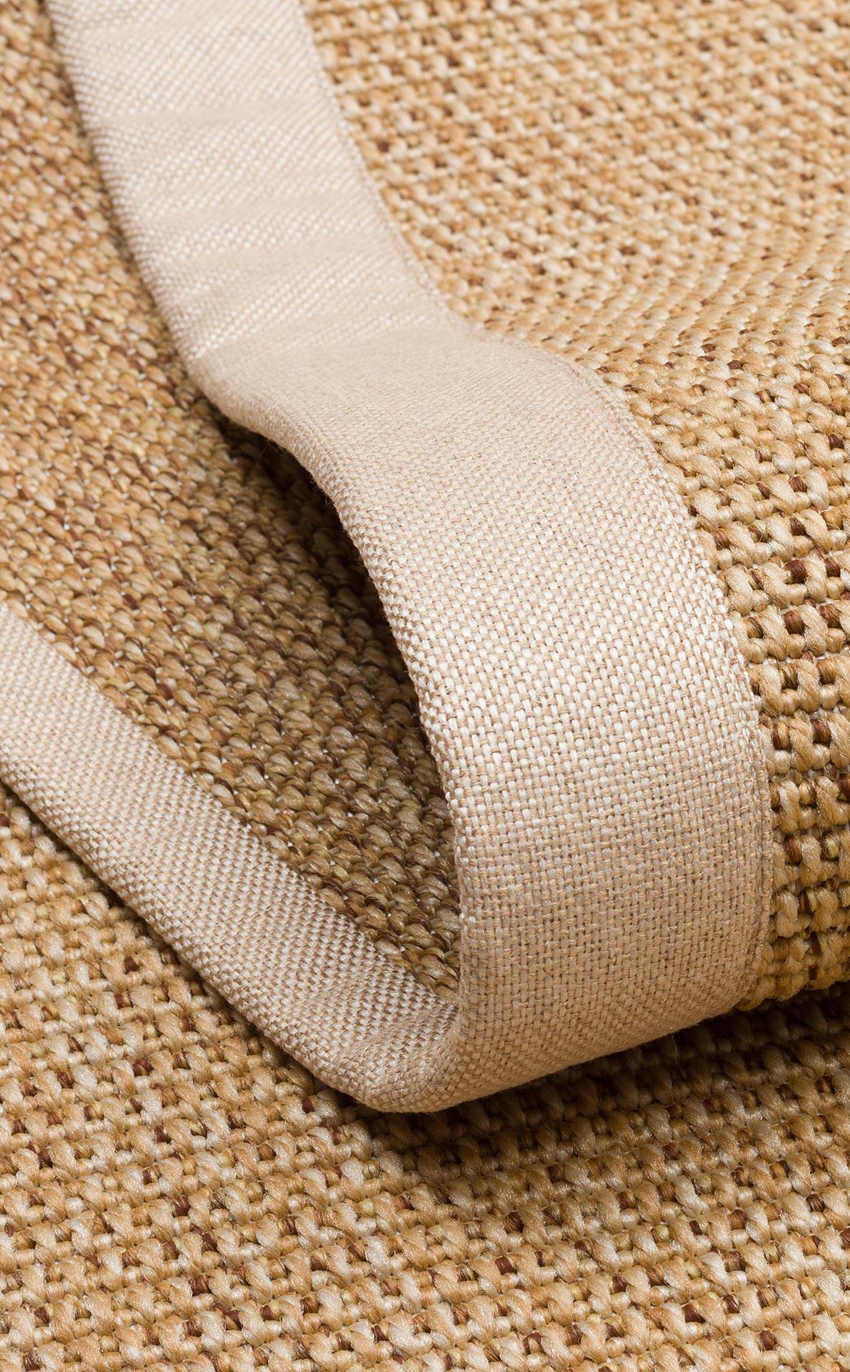 VENTURA SISAL VNT 2702 GOLD BRD BEIGE İç ve Dış Mekan Kullanımına Uygun Hav Vermeyen Kolay Temizlenebilir Sisal Görünümlü Halı