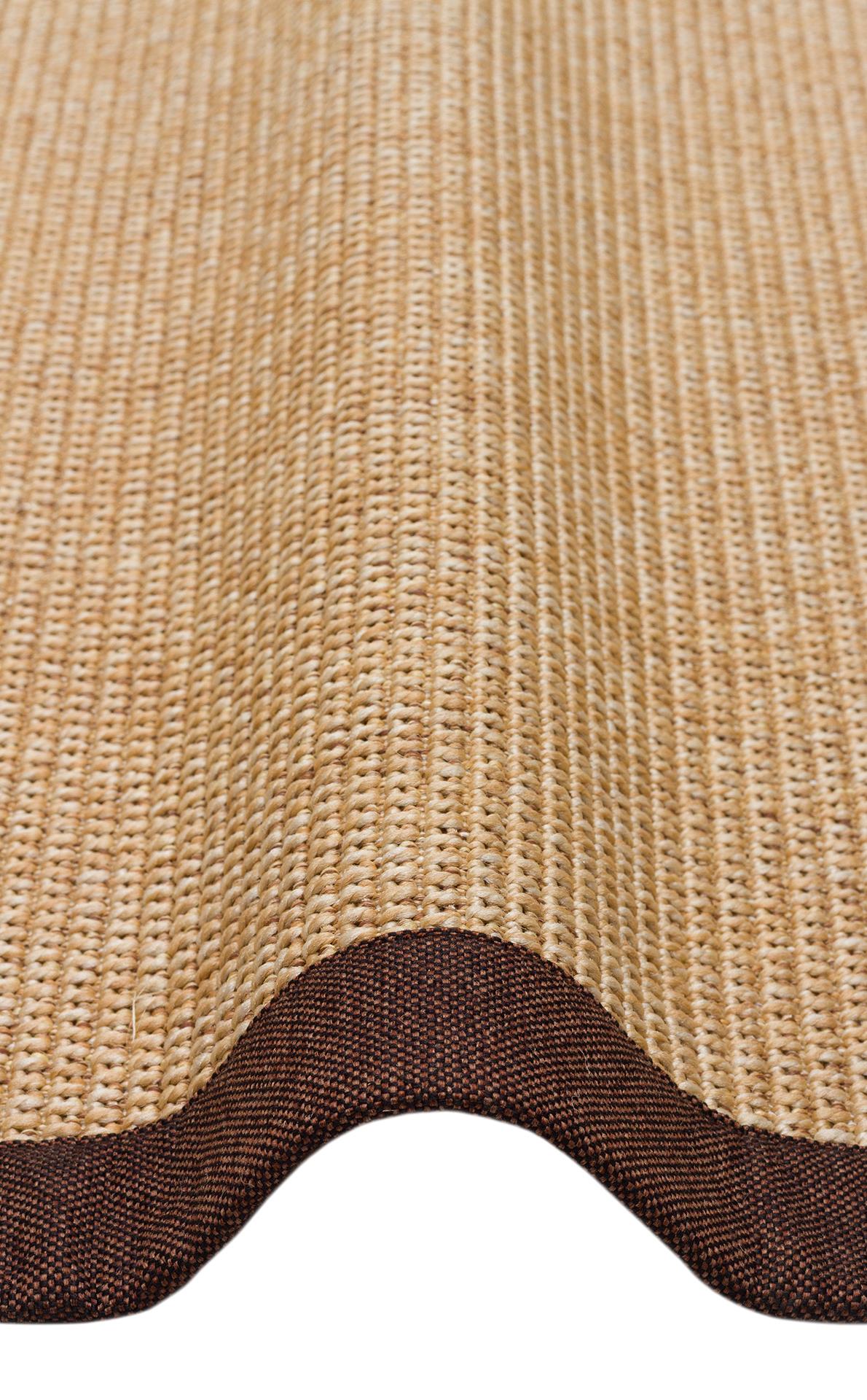 VENTURA SISAL VNT 2702 GOLD BRD BROWN MIX İç ve Dış Mekan Kullanımına Uygun Hav Vermeyen Kolay Temizlenebilir Sisal Görünümlü Halı