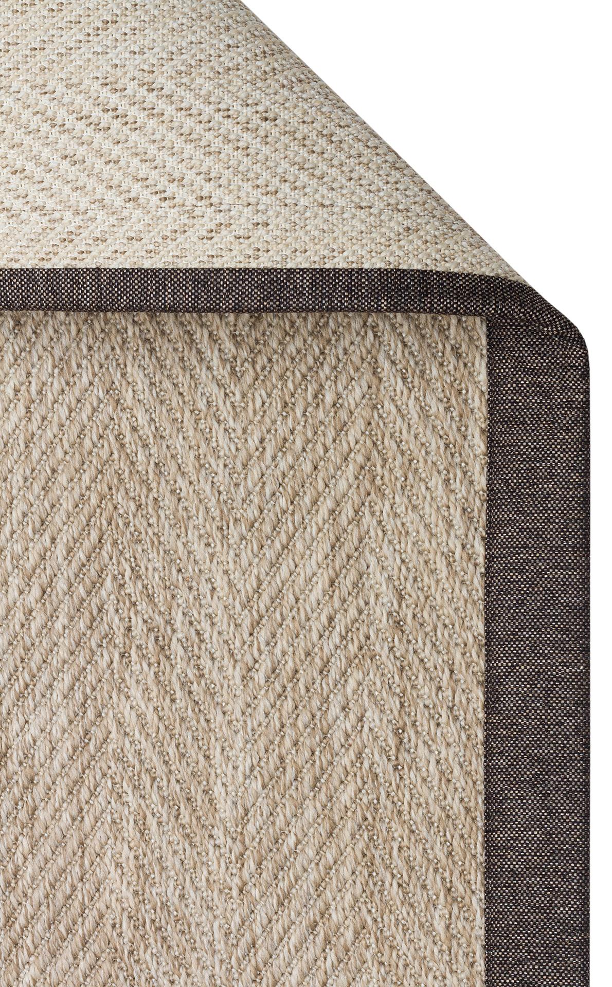 VENTURA SISAL VNT 2704 L.BEIGE BRD DARK MIX İç ve Dış Mekan Kullanımına Uygun Hav Vermeyen Kolay Temizlenebilir Sisal Görünümlü Halı