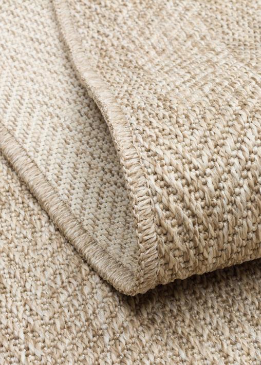 VENTURA SISAL VNT 2704 L.BEIGE İç ve Dış Mekan Kullanımına Uygun Hav Vermeyen Kolay Temizlenebilir Sisal Görünümlü Halı