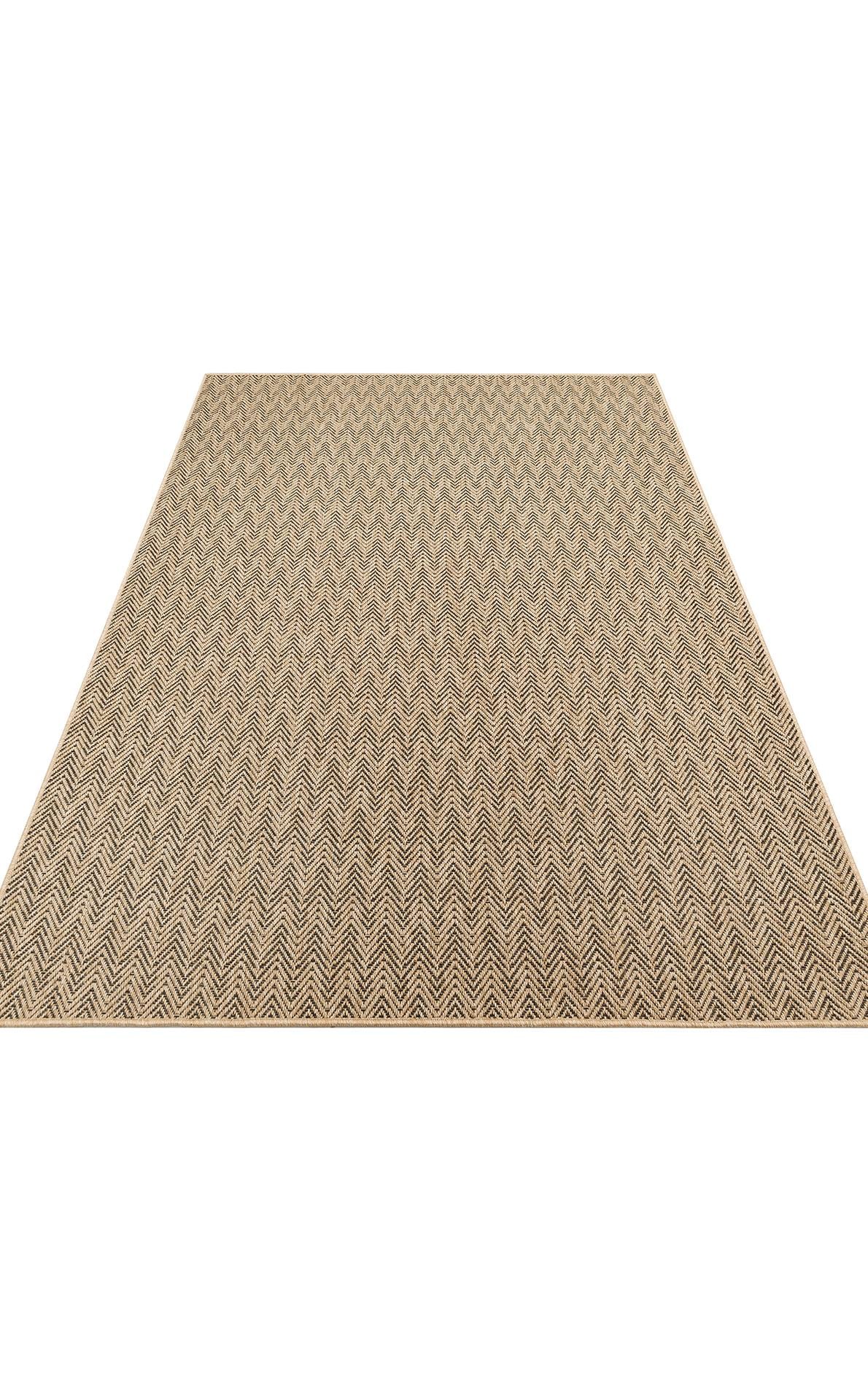 VENTURA XW VNT 02 NATURAL BLACK XW İç ve Dış Mekan Kullanımına Uygun Hav Vermeyen Kolay Temizlenebilir Sisal Görünümlü Halı