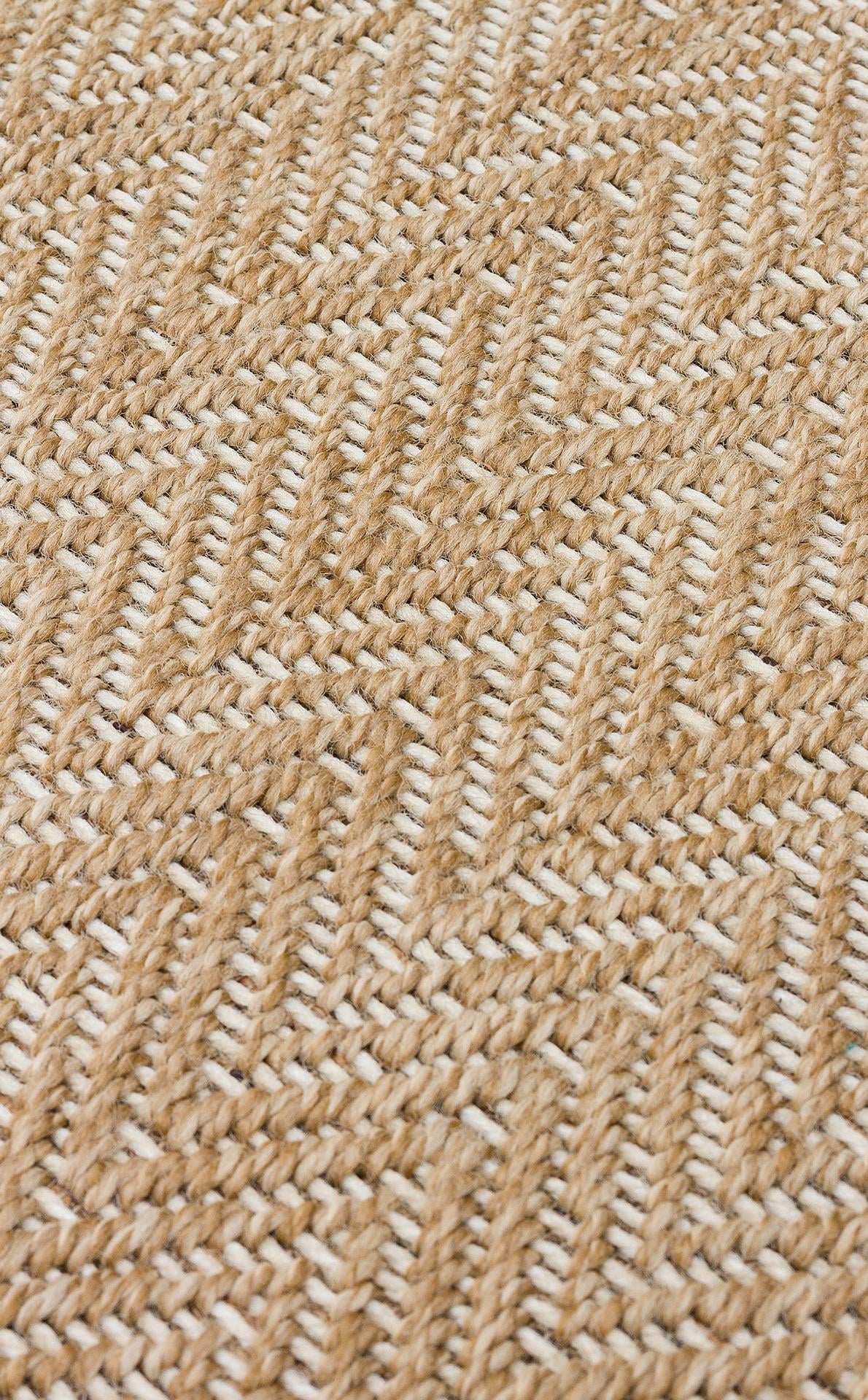 VENTURA XW VNT 02 NATURAL WHITE XW İç ve Dış Mekan Kullanımına Uygun Hav Vermeyen Kolay Temizlenebilir Sisal Görünümlü Halı