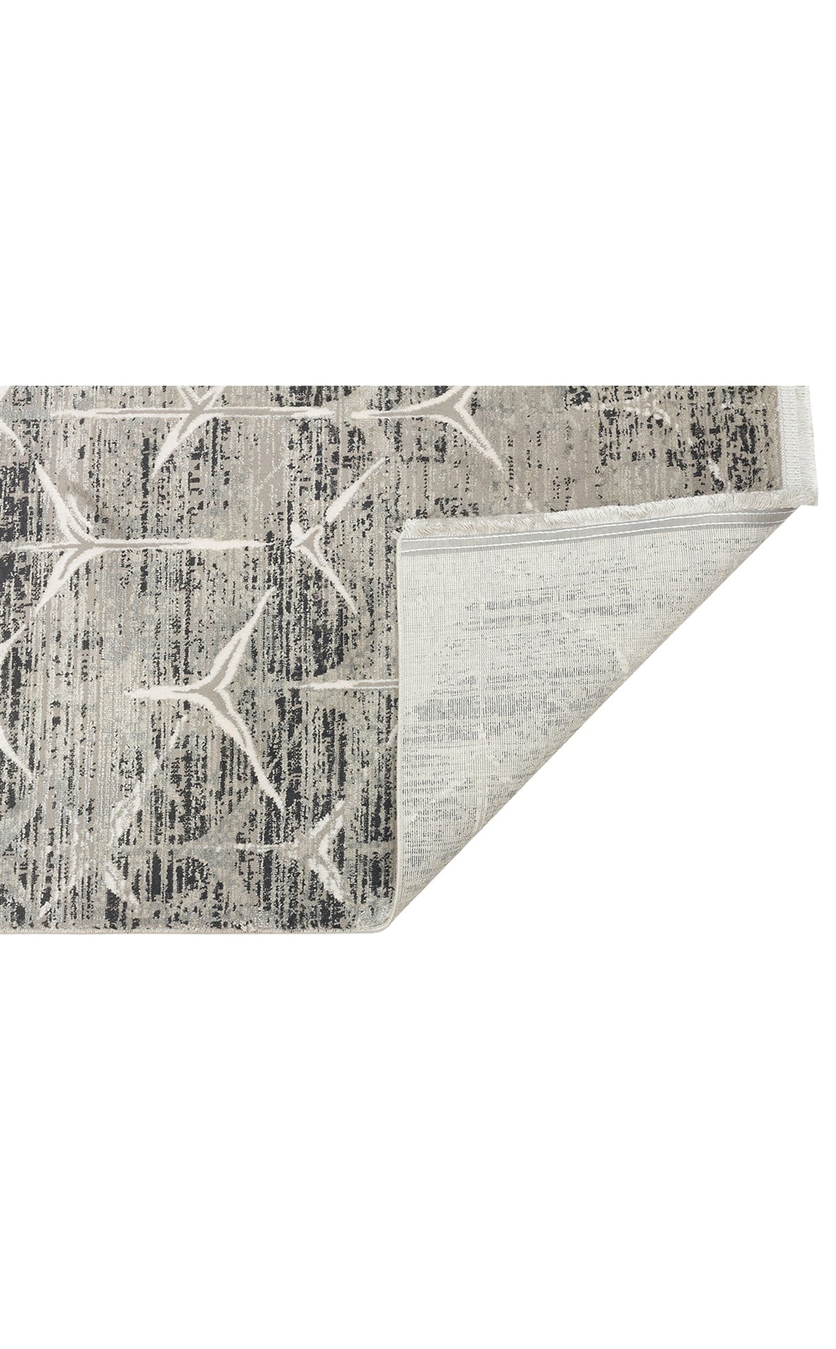 VERONA DYED VRD 06 GREY NATURAL Overdyed Yumuşak İpeksi Tuşeli Yüksek Alçak Oymalı Modern İnce Makine Halısı