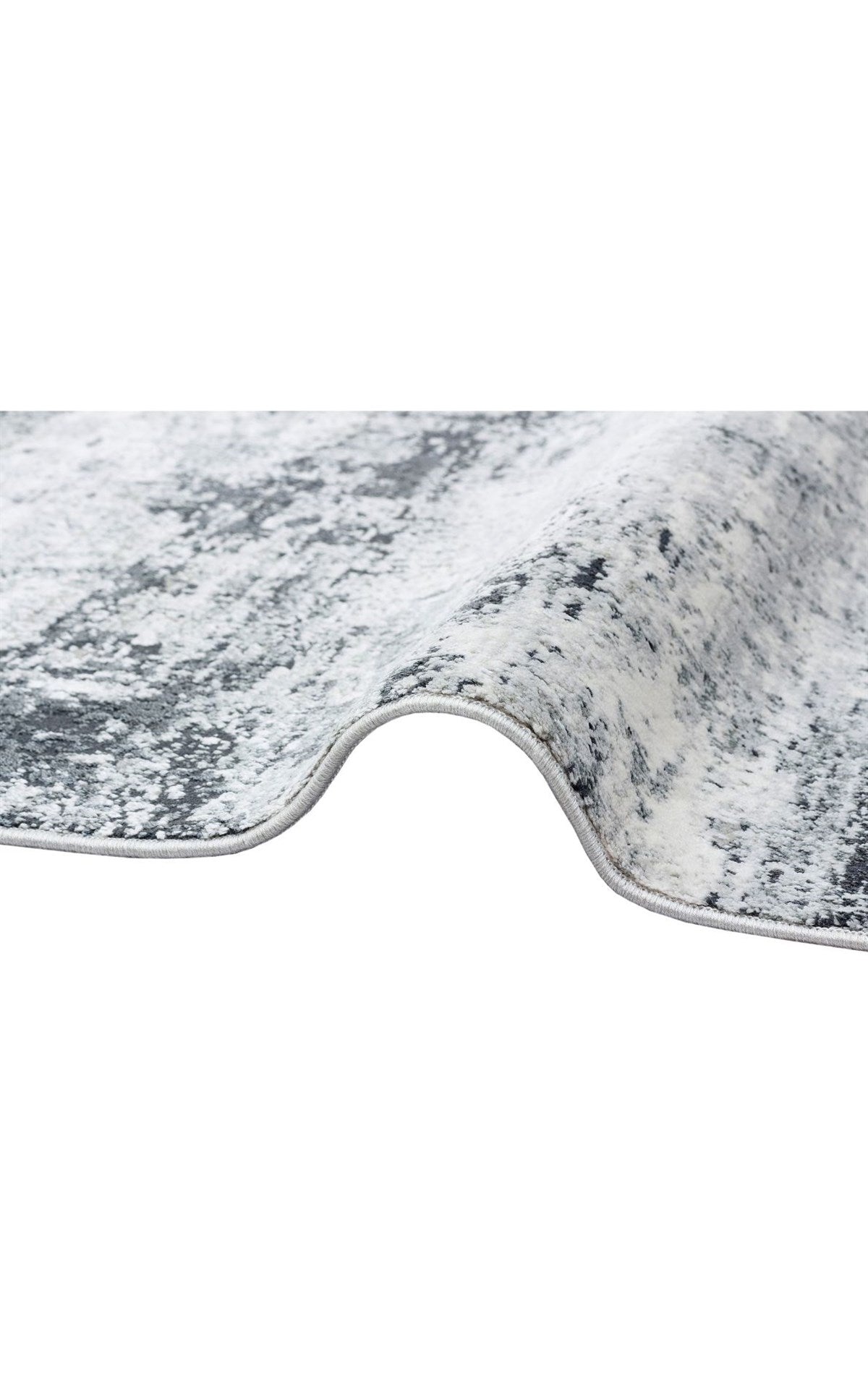VERONA VR 02 CREAM GREY XW Kolay Kullanımlı Yumuşak İpeksi Tuşeli Yüksek Alçak Oymalı Modern İnce Makine Halısı