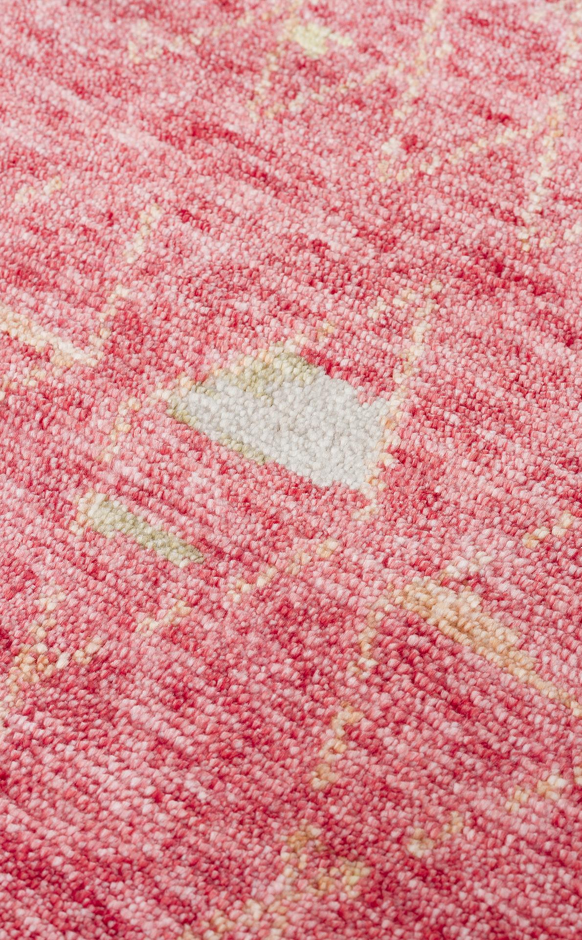 ZARA ZR 15 RED AUTUMN Otantik Desenli Özel Hav Vermeyen ve Kolay Temizlenebilir Tensel Kullanılarak El Emeği ile Özel Tezgahlarda Üretilen Modern Uşak Halısı
