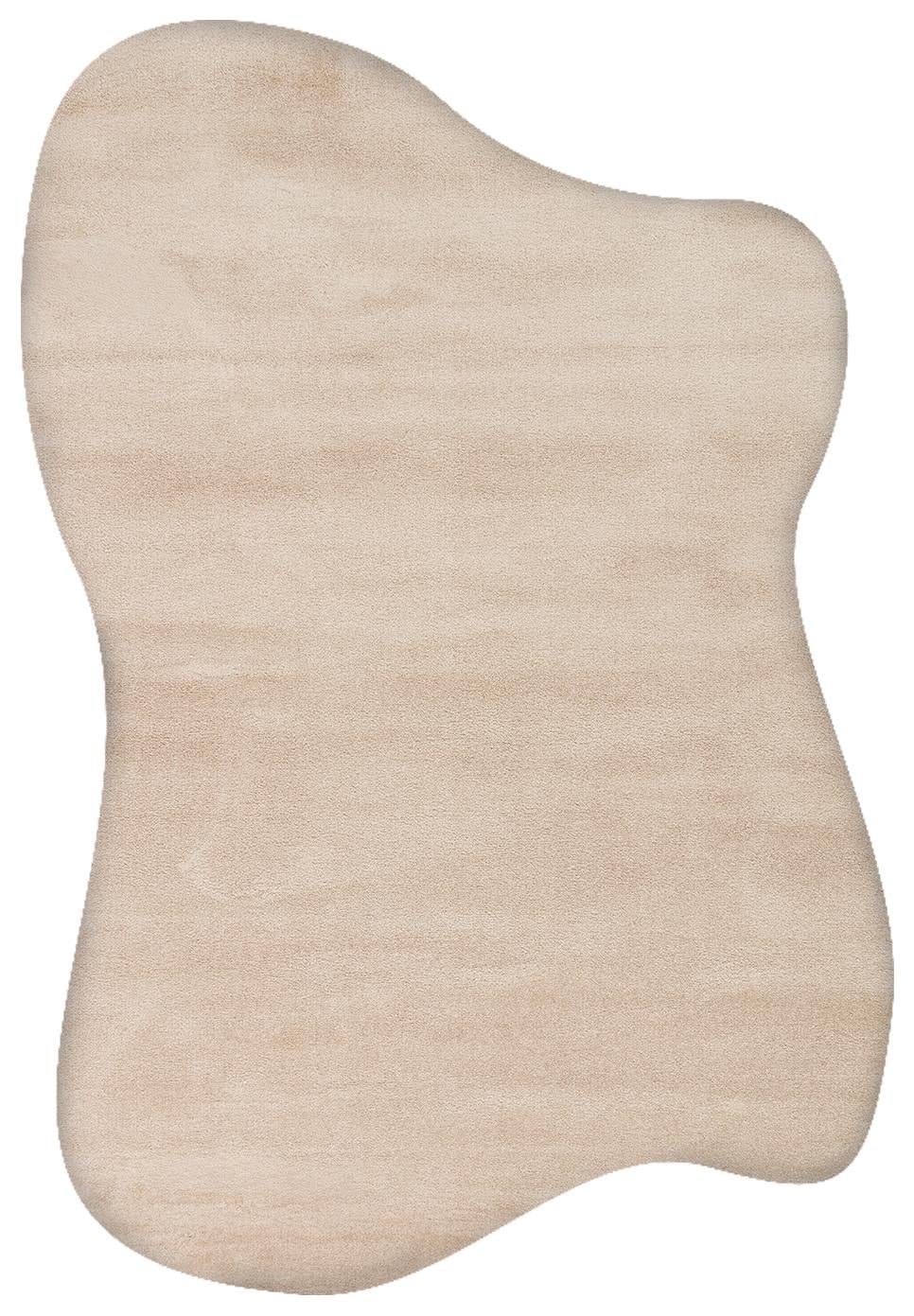 ZEN AMORF 01 BEIGE Hav Toz Vermez Yumuşak Tuşeli Zarif Makine Halısı
