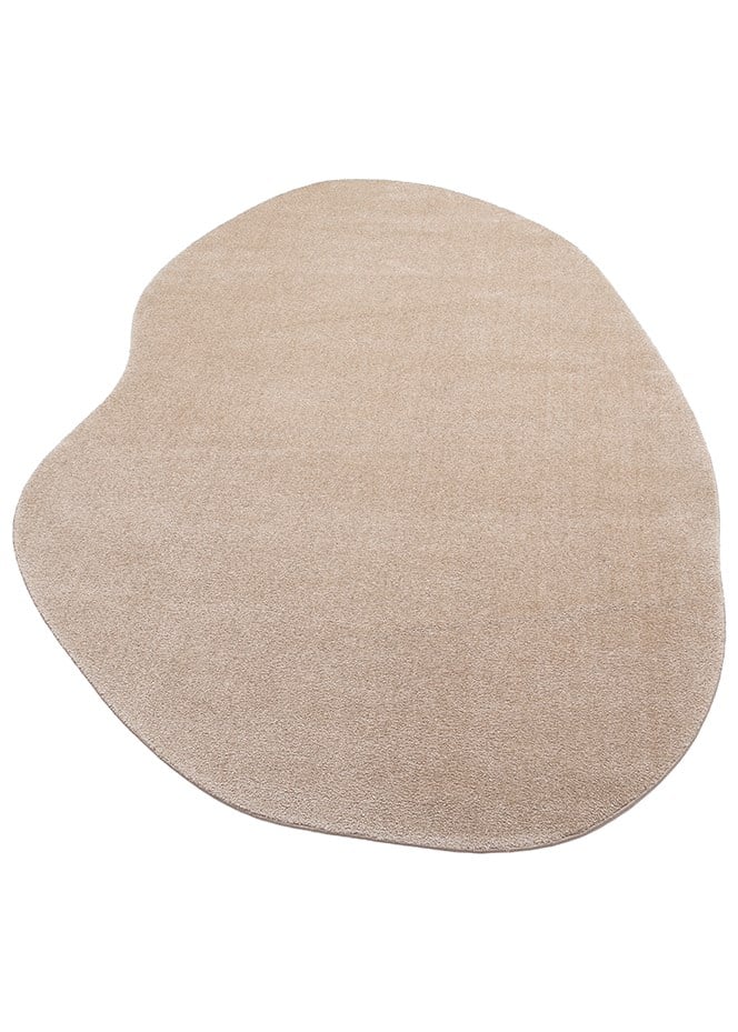 ZEN AMORF 02 BEIGE Hav Toz Vermez Yumuşak Tuşeli Zarif Makine Halısı
