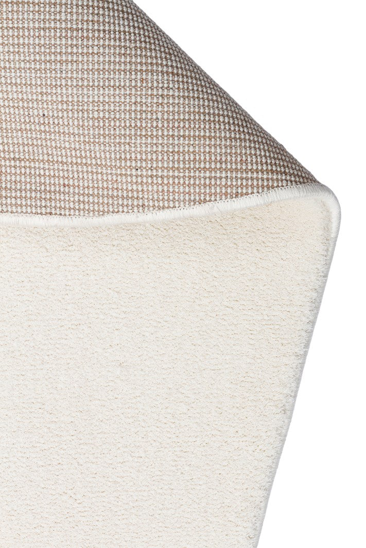 ZEN AMORF 02 WHITE Hav Toz Vermez Yumuşak Tuşeli Zarif Makine Halısı