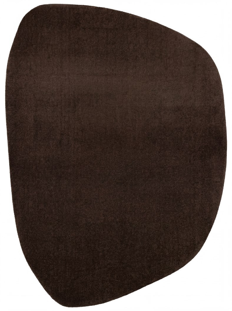 ZEN AMORF 03 BROWN Hav Toz Vermez Yumuşak Tuşeli Zarif Makine Halısı