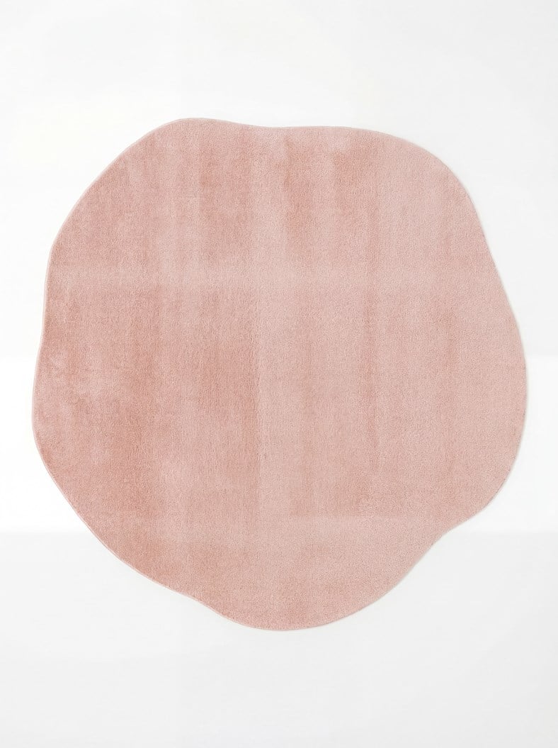 ZEN AMORF 04 PINK Hav Toz Vermez Yumuşak Tuşeli Zarif Makine Halısı