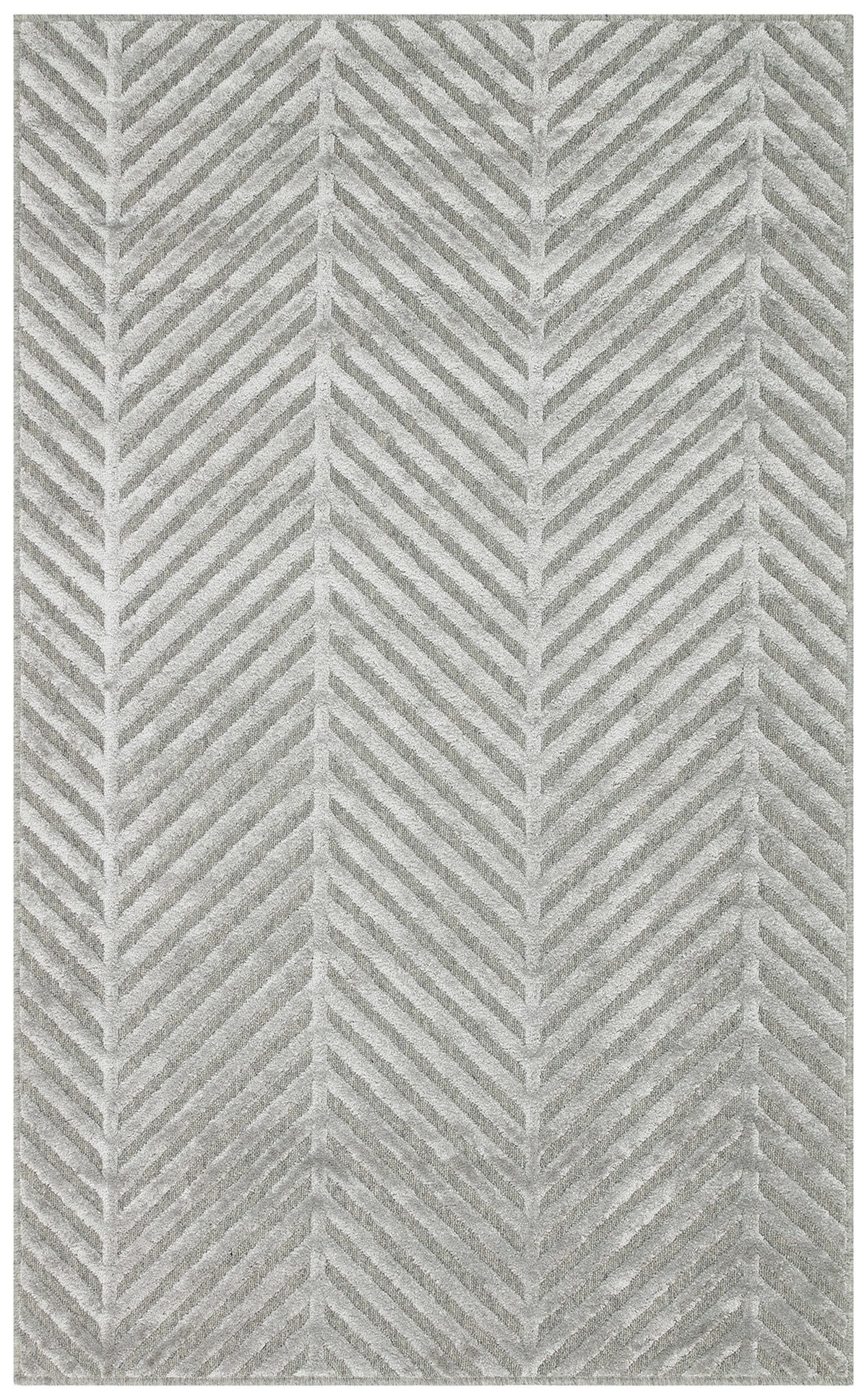 ZENITH ZNT 04 GREY Yüksek Alçak Dokulu Naturel Yün ve Viskon Modern Dokuma Halı