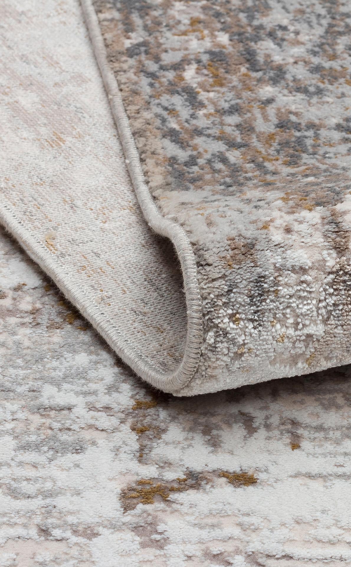 ZURICH ZRH 08 CREAM BEIGE Akrilik ve Polyester İle Üretilen Şık Salon Halısı