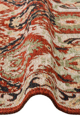 ANADOLU KILIM AND 11 MULTY  Geleneksel Anadolu Motifli Yıkanabilir Kaymaz Tabanlı Şönil Dokuma Halı