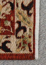 ANADOLU KILIM AND 11 MULTY  Geleneksel Anadolu Motifli Yıkanabilir Kaymaz Tabanlı Şönil Dokuma Halı
