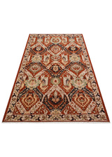 ANADOLU KILIM AND 11 MULTY  Geleneksel Anadolu Motifli Yıkanabilir Kaymaz Tabanlı Şönil Dokuma Halı