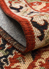 ANADOLU KILIM AND 11 MULTY  Geleneksel Anadolu Motifli Yıkanabilir Kaymaz Tabanlı Şönil Dokuma Halı