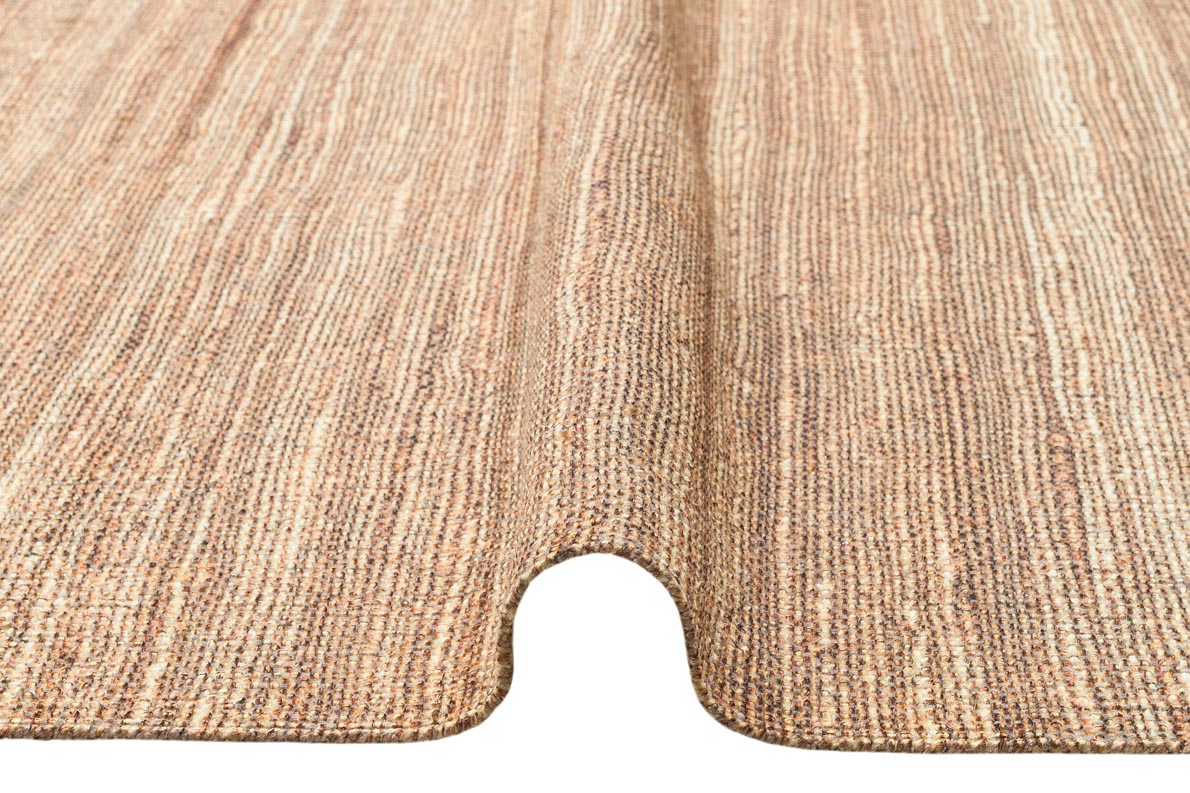 ASOS AS 01 NATURAL  Jüt Hasır Görünümlü Hav Toz Vermez Çift Taraflı Yıkanabilir Kilim