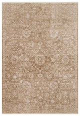 AJMER JM 01 BEIGE  Özel Yumuşak Tuşeli Tonsürton Vintage Makine Halısı