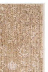 AJMER JM 01 BEIGE  Özel Yumuşak Tuşeli Tonsürton Vintage Makine Halısı