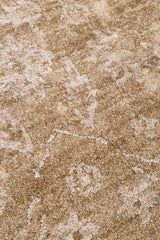 AJMER JM 01 BEIGE  Özel Yumuşak Tuşeli Tonsürton Vintage Makine Halısı