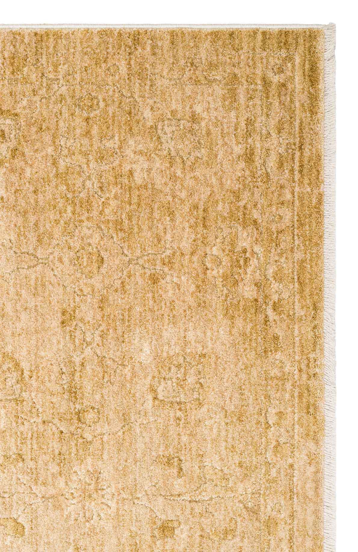 AJMER JM 01 GOLD  Özel Yumuşak Tuşeli Tonsürton Vintage Makine Halısı