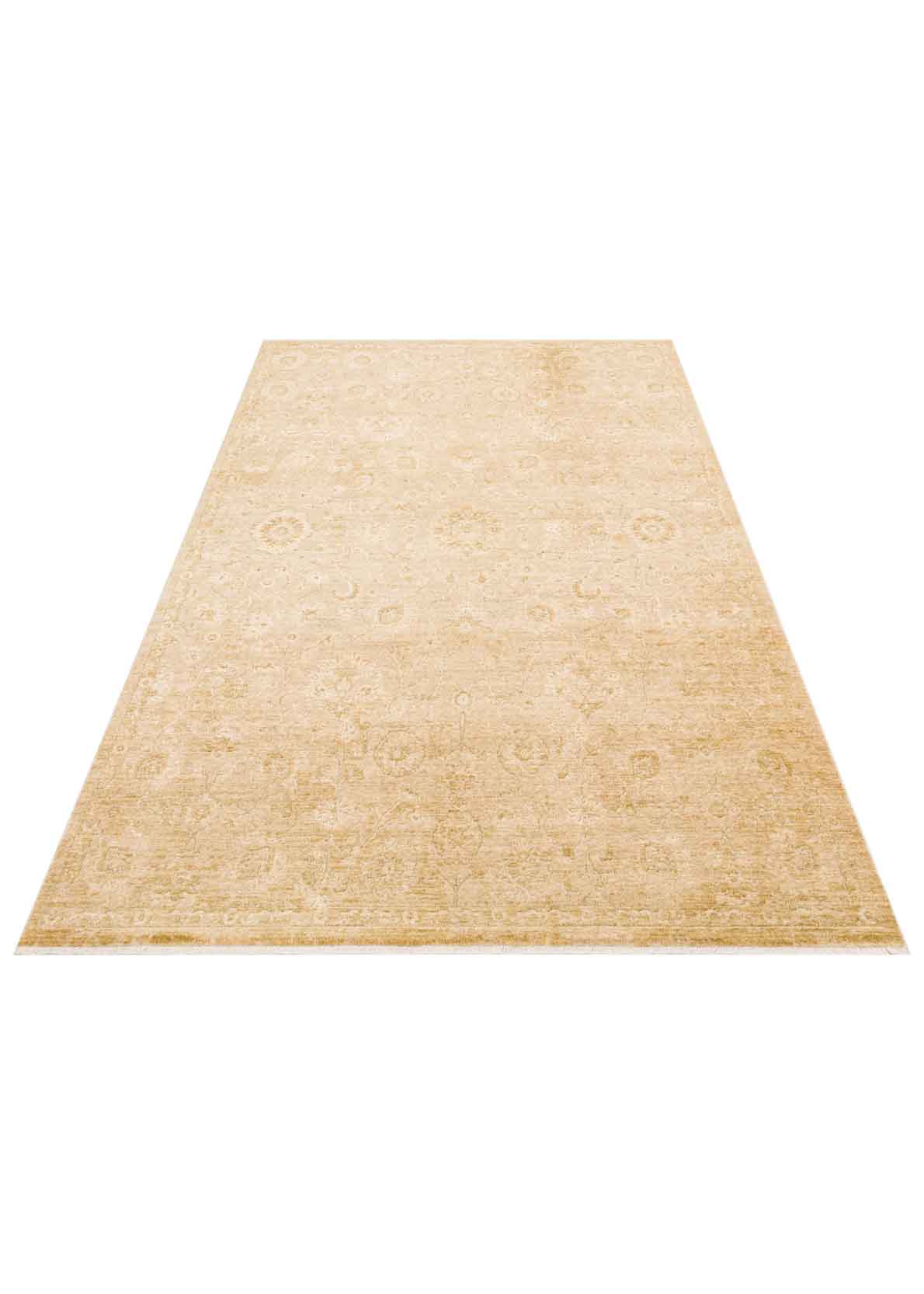 AJMER JM 01 GOLD  Özel Yumuşak Tuşeli Tonsürton Vintage Makine Halısı