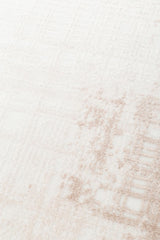 PERA PERA 01 BEIGE  Yıkanabilir Modern Desenli Kaymaz Tabanlı Akrilik Makine Halısı