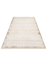 PERA PERA 01 BEIGE  Yıkanabilir Modern Desenli Kaymaz Tabanlı Akrilik Makine Halısı