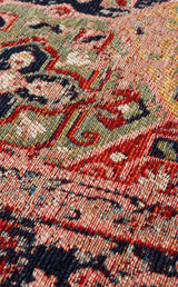 ANADOLU KILIM AND 01 MULTY  Geleneksel Anadolu Motifli Yıkanabilir Kaymaz Tabanlı Şönil Dokuma Halı