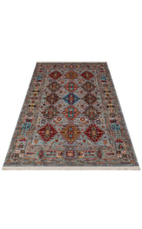 ANTIQUE ATK 06 AQUA  Kolay kullanımlı Kaymaz Karabağ ve Antik Desenlere Sahip Yıkanabilir Makine Halısı