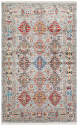 ANTIQUE ATK 06 AQUA  Kolay kullanımlı Kaymaz Karabağ ve Antik Desenlere Sahip Yıkanabilir Makine Halısı