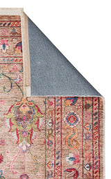ANTIQUE ATK 08 BEIGE  Kolay kullanımlı Kaymaz Karabağ ve Antik Desenlere Sahip Yıkanabilir Makine Halısı
