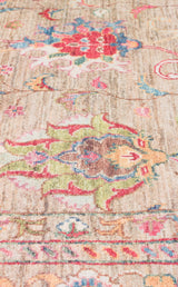 ANTIQUE ATK 08 BEIGE  Kolay kullanımlı Kaymaz Karabağ ve Antik Desenlere Sahip Yıkanabilir Makine Halısı