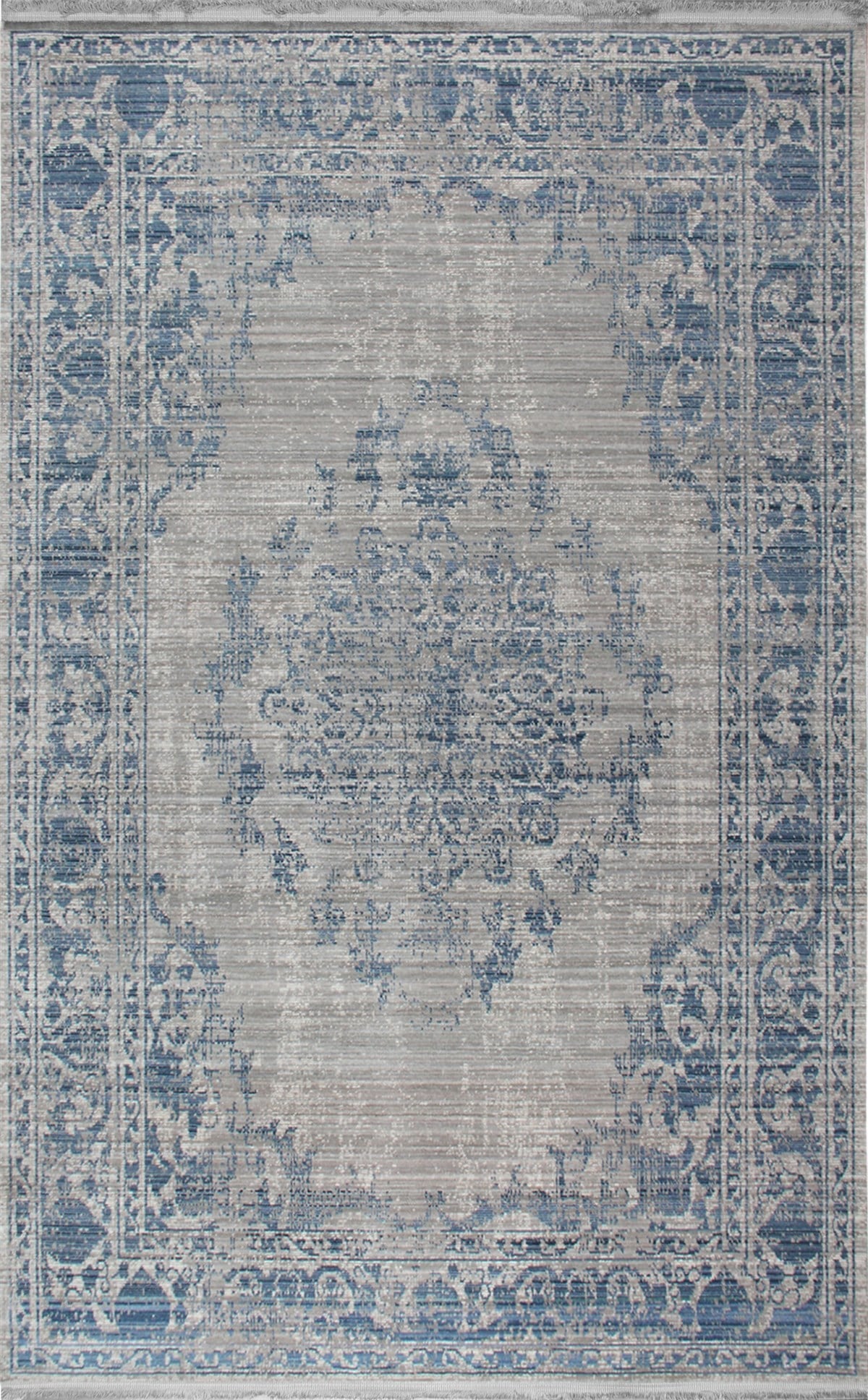 ARTE H074 BLUE  Hav Toz Vermez Renkli Modern Makine Halısı