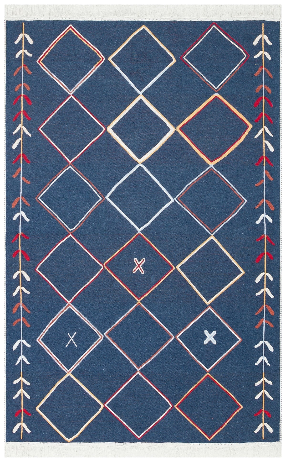 ARYA AR 21 MULTY  Yıkanabilir Çift Taraflı Modern Desenli Dokuma Kilim