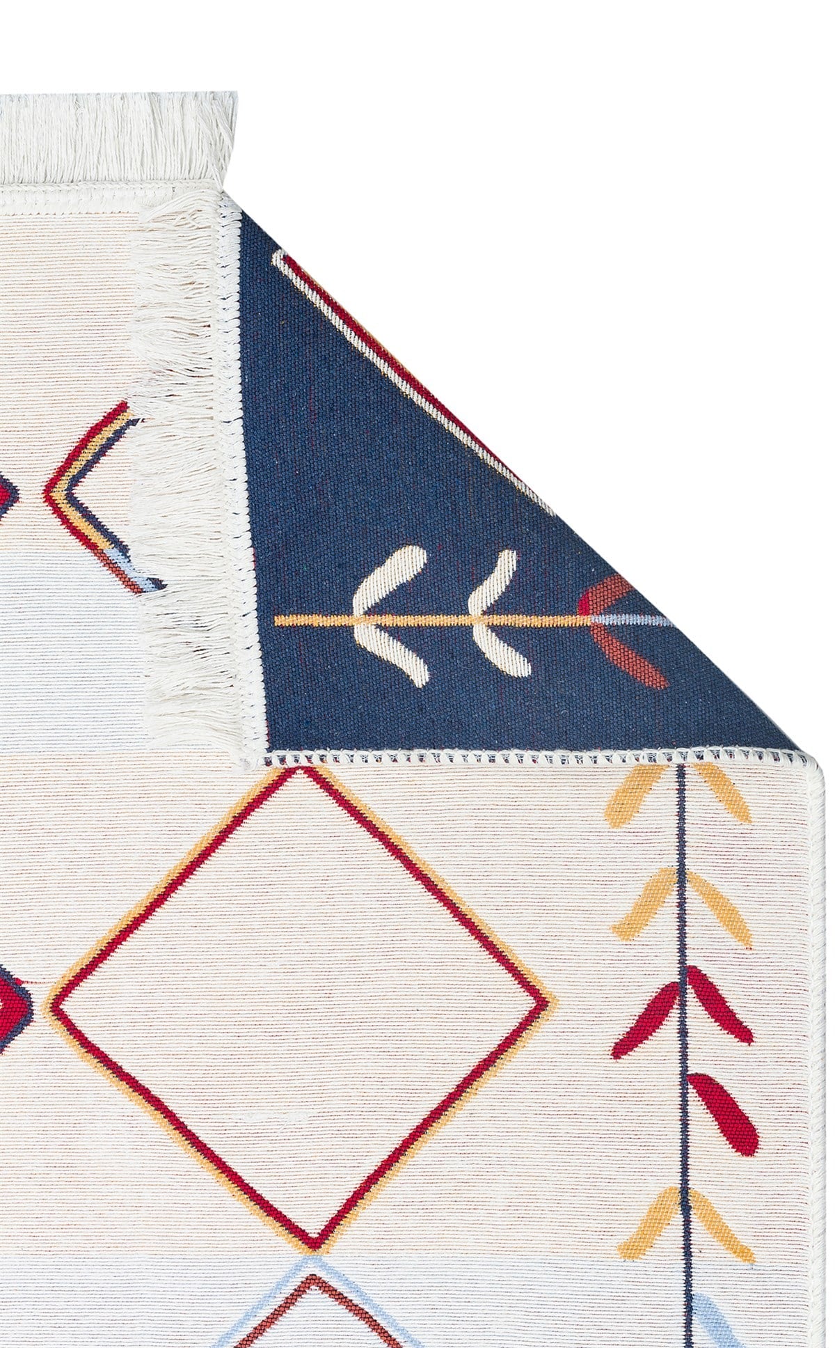 ARYA AR 21 MULTY  Yıkanabilir Çift Taraflı Modern Desenli Dokuma Kilim